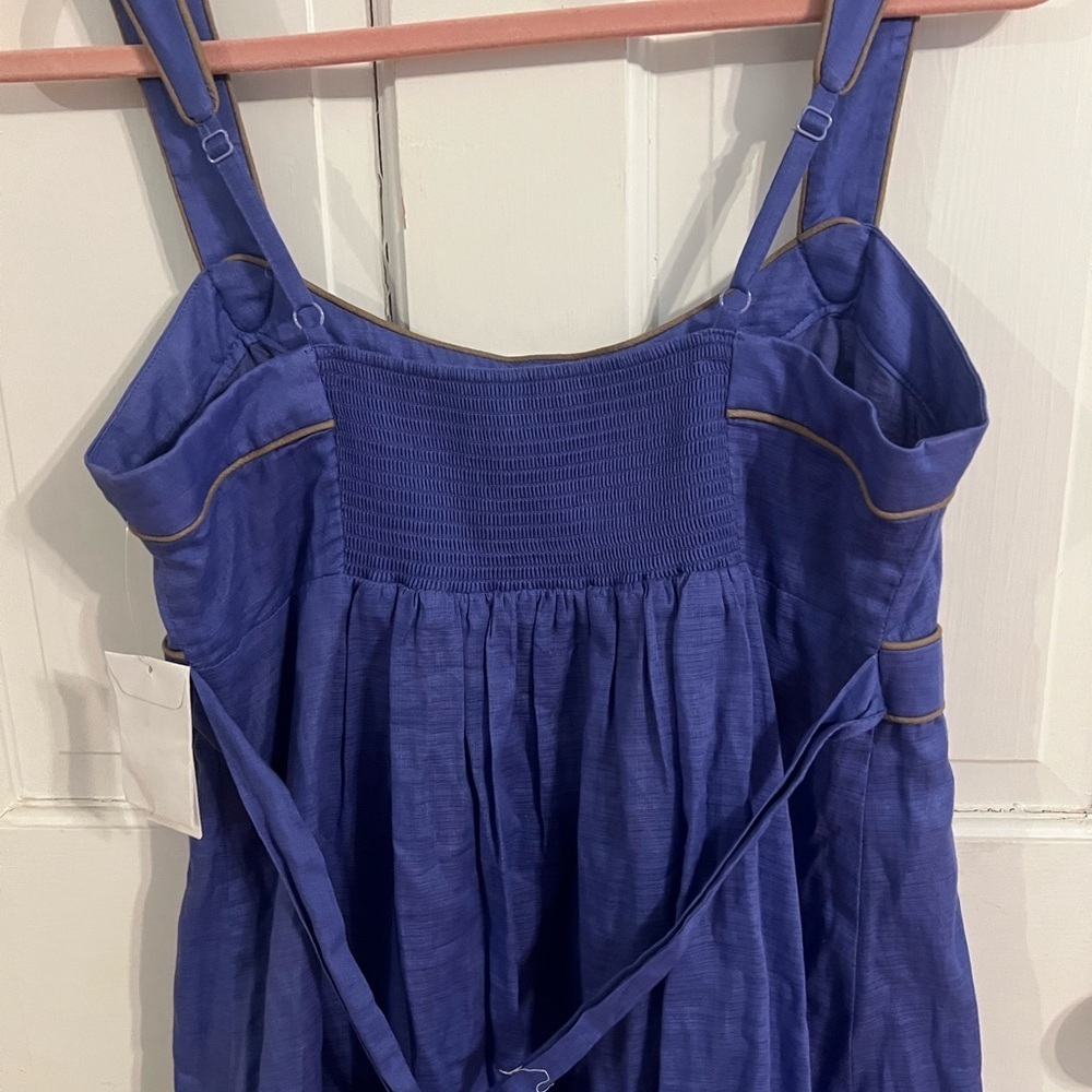 NWT Jessica Simpson Dress M Flowy Feminine Spring Easter COTTON Boho Midi - Picture 6 of 10